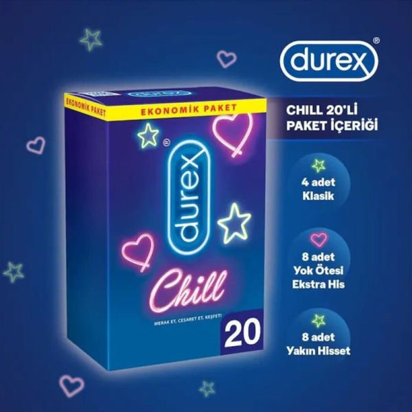 Durex Chill Condom 20 Pack