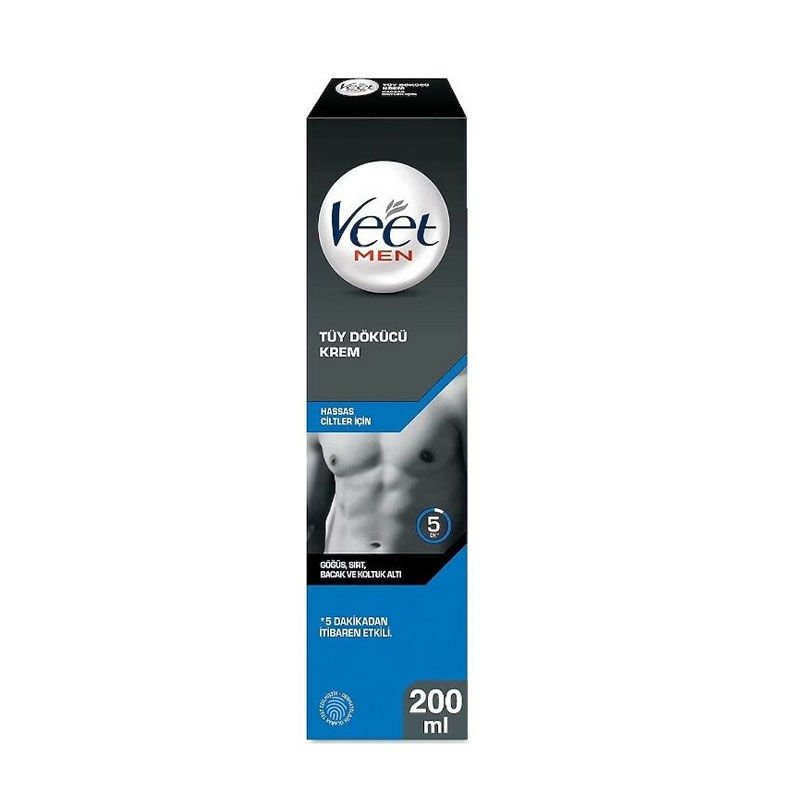 Veet Men Hair Removal Cream Sensitive Skin 200 ml