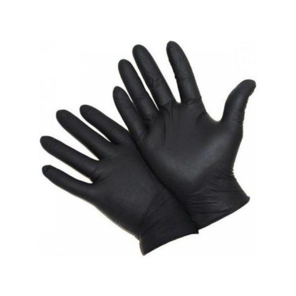 Has-Pet Siyah Pudrasız Nitril Muayene Eldiveni S 100 Lü 10 Paket