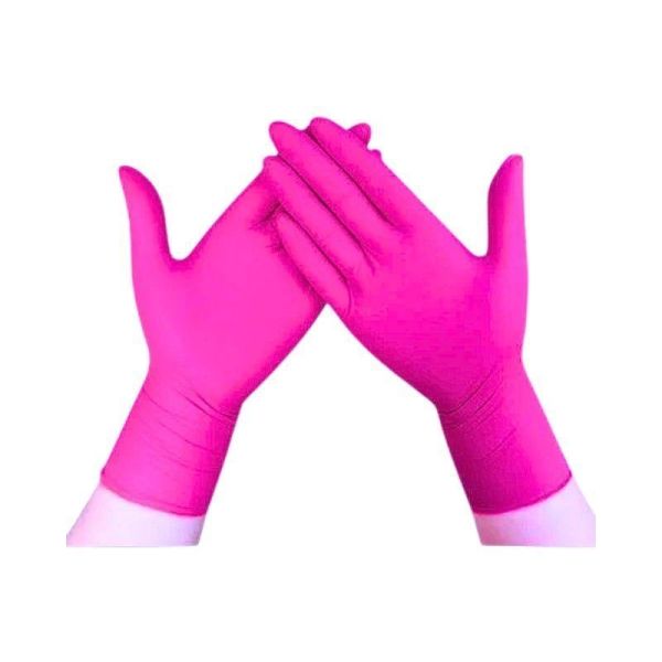 Has-Pet Pembe Pudrasız Nitril Muayene Eldiveni S 100 Lü 15 Paket
