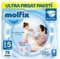 Molfix Bebek Bezi 5 Beden Junior 78 Li 2 Paket