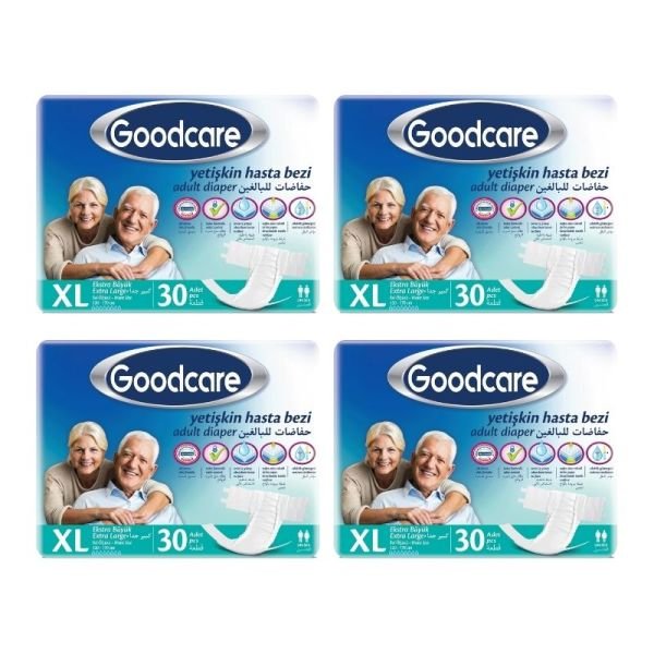 Goodcare Waistband Adult Diaper XL 30 Pieces 4 Pack