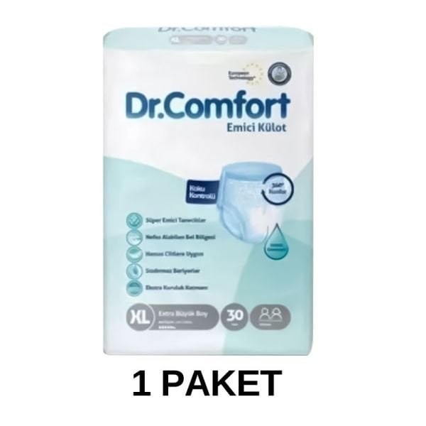 Dr.Comfort Absorbent Panties Adult Diaper XL 30 Pack