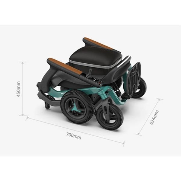 Scuba E40S-10 Roboter Powered Wheelchair Turquoise