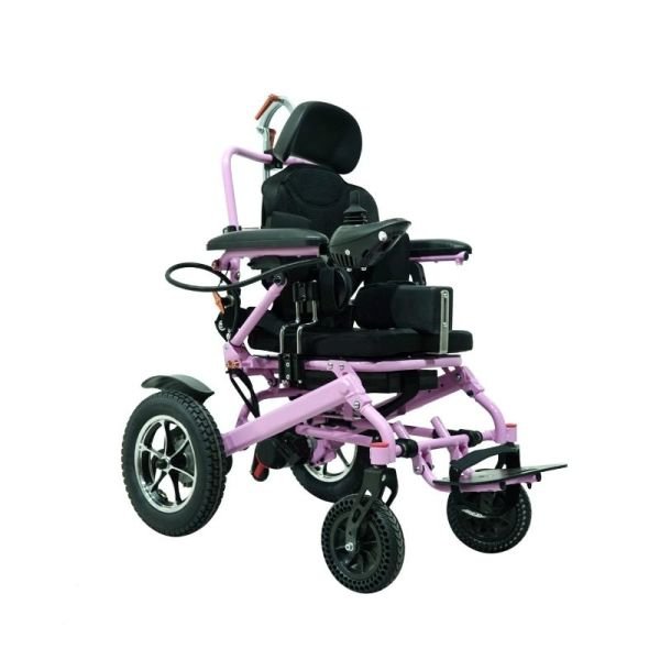 Scuba S458 Child Power Wheelchair Pink