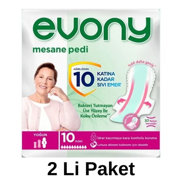 Evony Mesane Pedi Yoğun 2 Li Paket 20 Adet