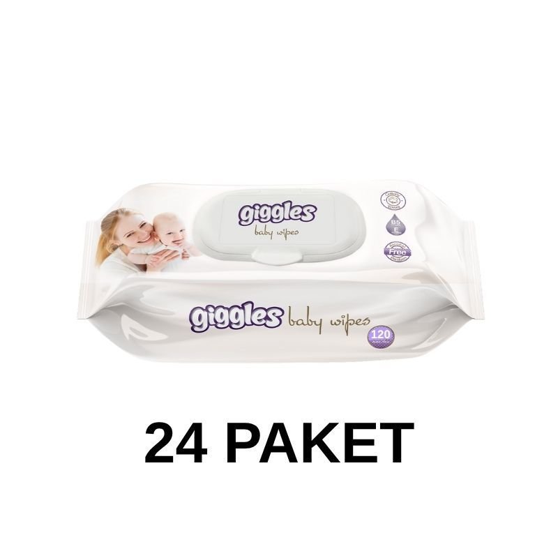 Gigglses Bebek Islak Mendili 120’li 24 Paket