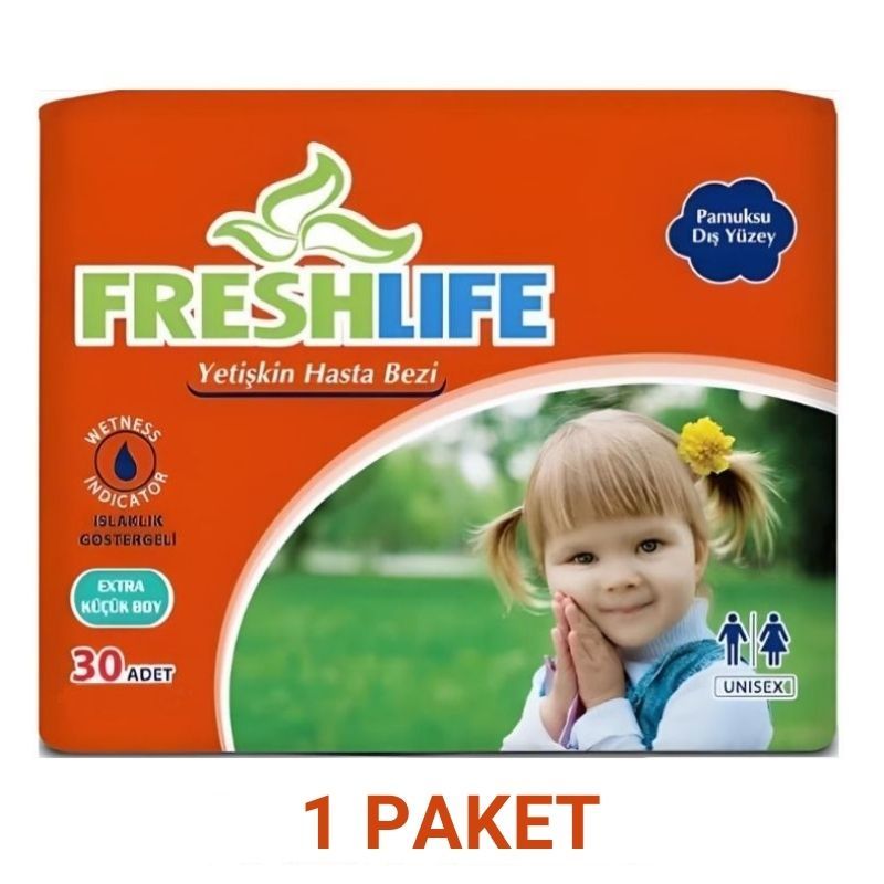 Freshlife Belbantlı Yetişkin Hasta Bezi XS 30 Lu
