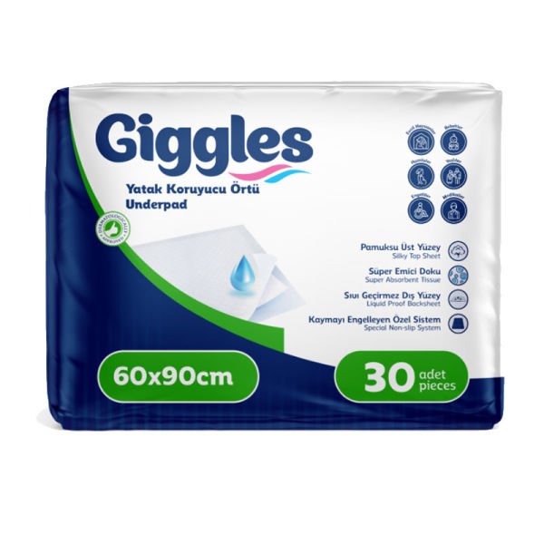 Giggles Mattress Protector 60x90 Cm 1 Pack 30 Pieces