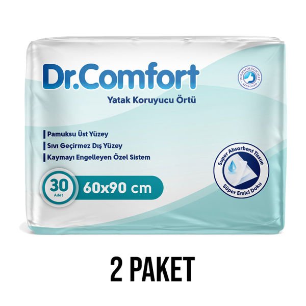 Dr. Comfort Mattress Protector 60x90 Cm 2 Packs of 60 Pieces
