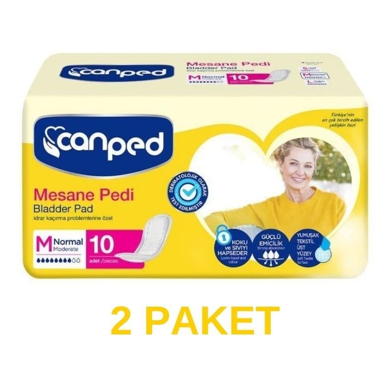 Canped Mesane Pedi Normal M 2 Paket 20 Adet