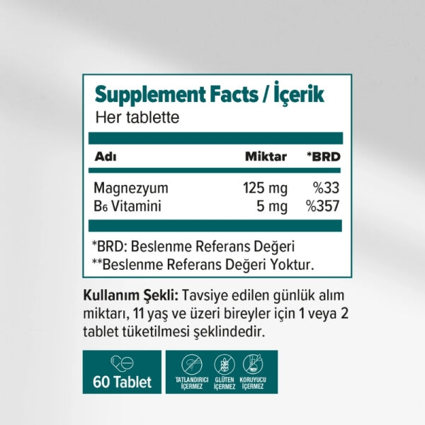 Orzax Ocean Magnezyum Complex 60 Tablet