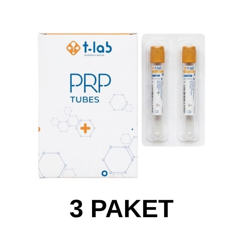 T-Lab Prp Tubes 3 Paket 6 Tüp