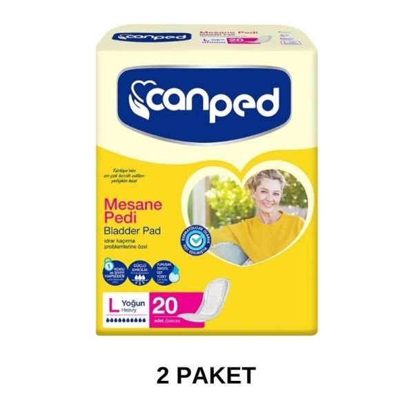 Canped Mesane Pedi Yoğun L 2 Paket 40 Adet