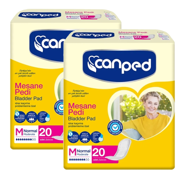 Canped Mesane Pedi Normal M 2 Paket 40 Adet