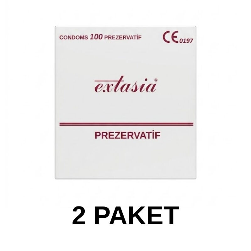 Extasia Prezervatif 100'lü Paket 2 Paket