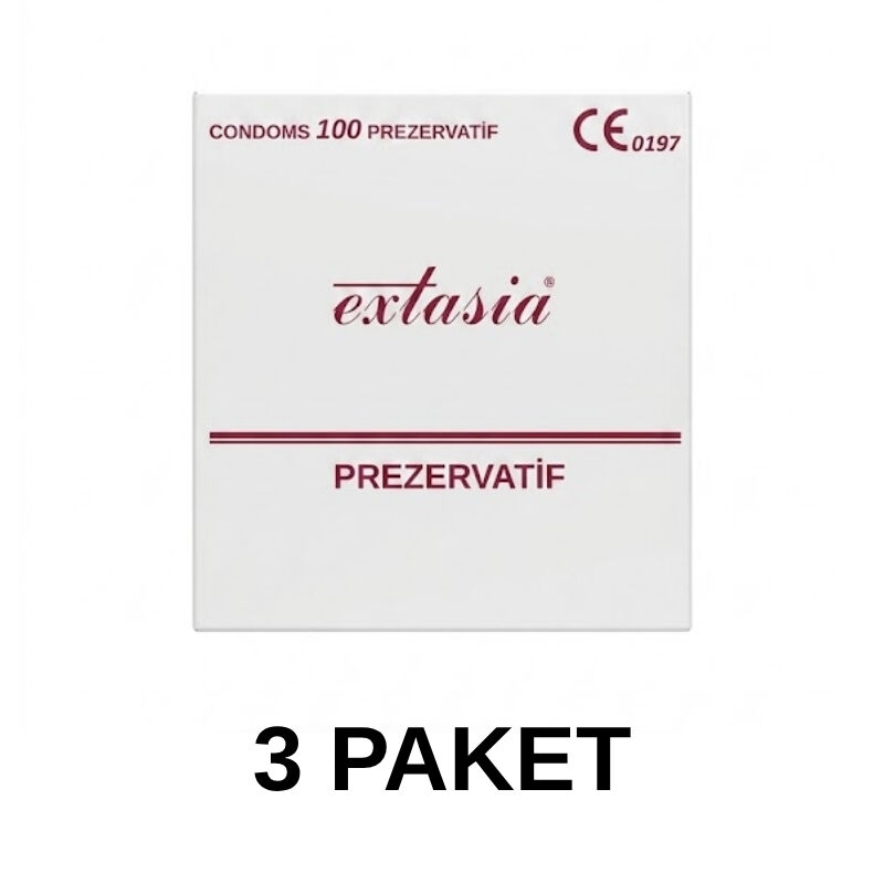 Extasia Prezervatif 100'lü 3 Paket
