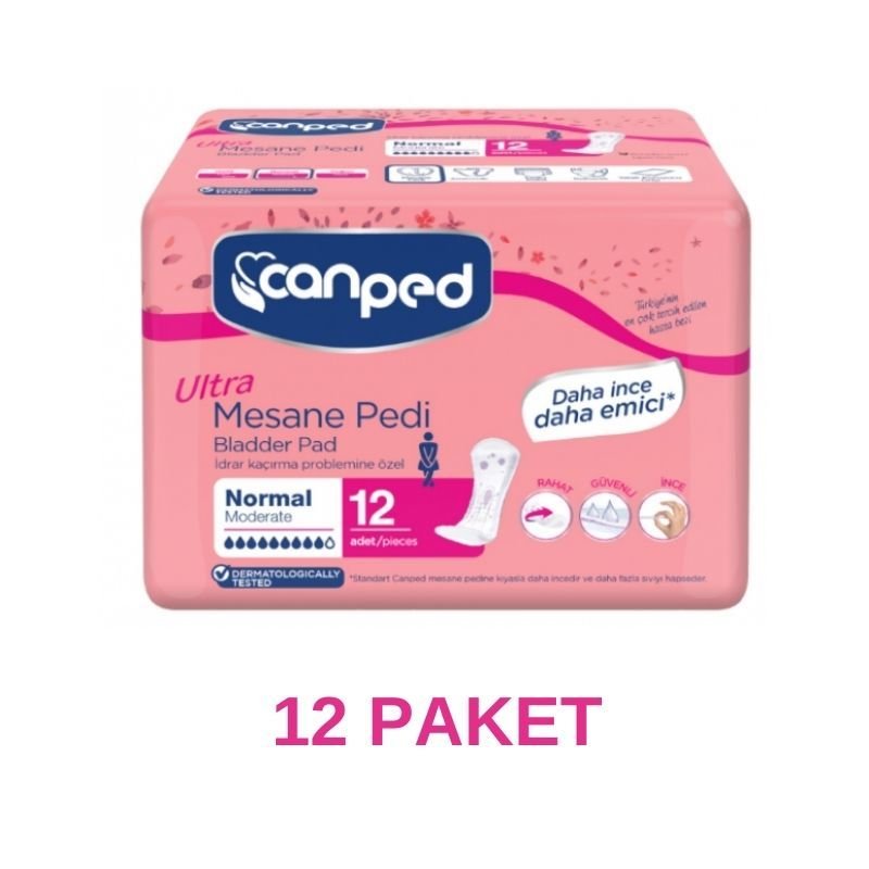 Canped Ultra Mesane Pedi Normal M 12 Paket 144 Adet