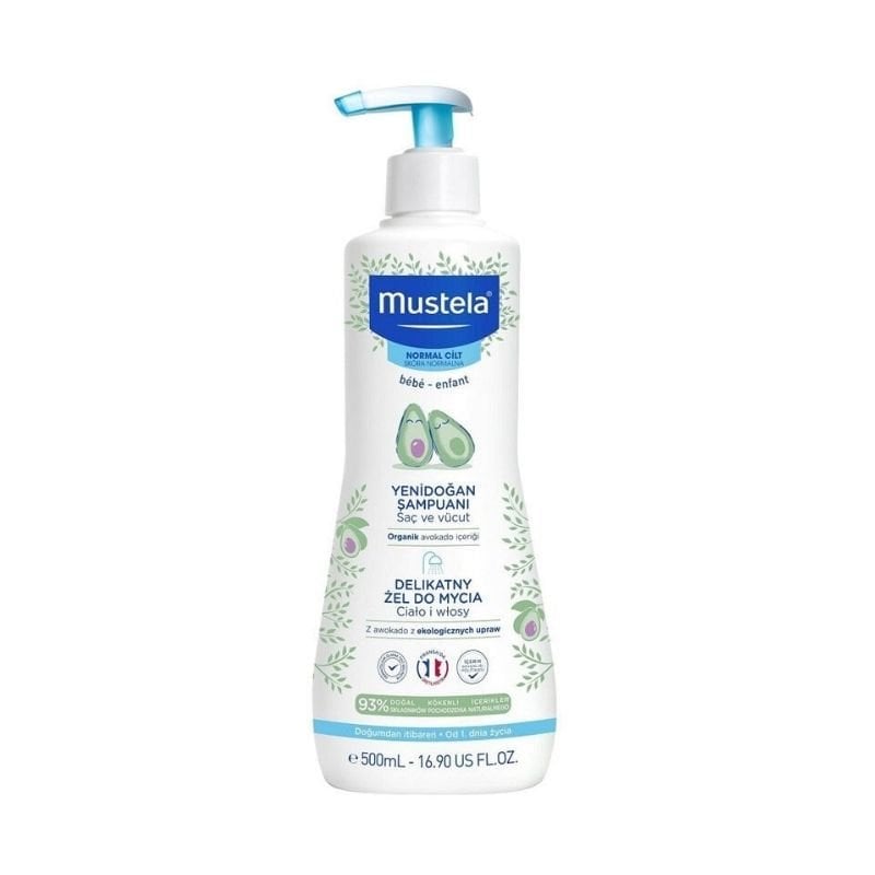 Mustela Gentle Cleansing Gel Newborn Shampoo 500 ml