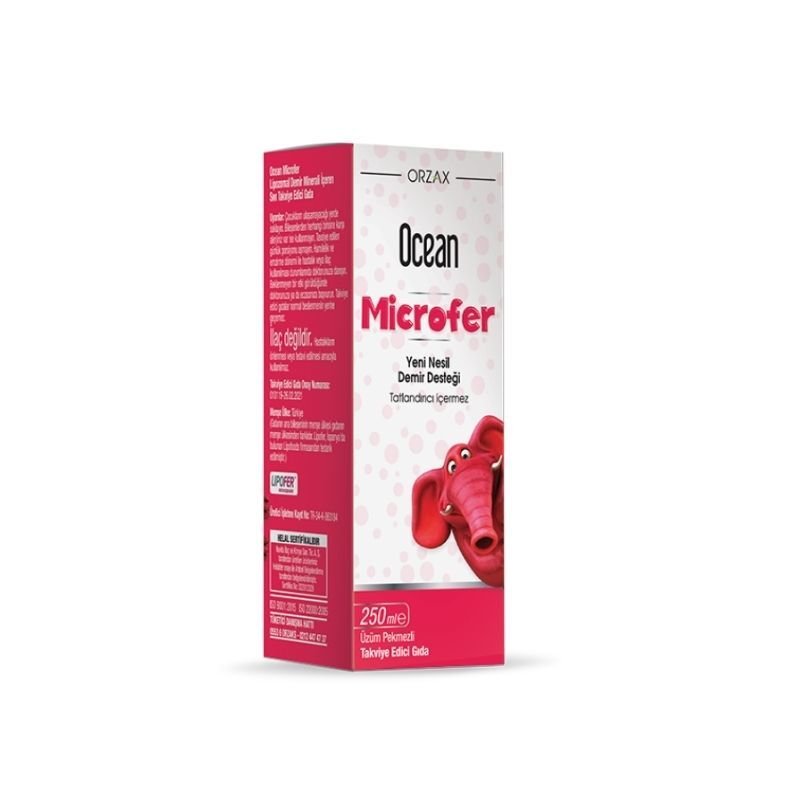 Orzax Ocean Microfer Liposomal Iron Liquid Supplement 250 ml