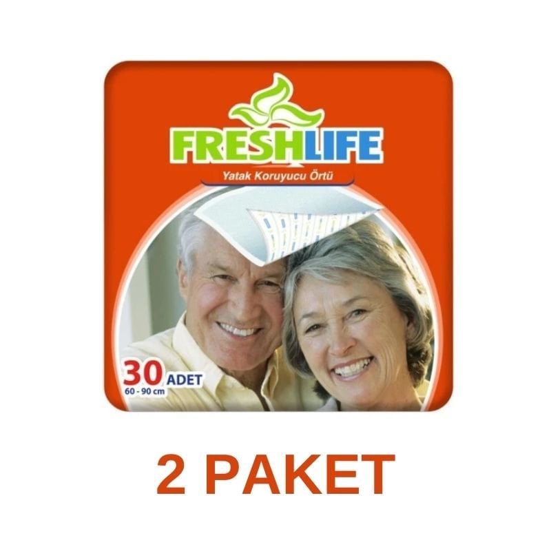 Freshlife Mattress Protector 60x90 Cm 2 Packs of 60 Pieces