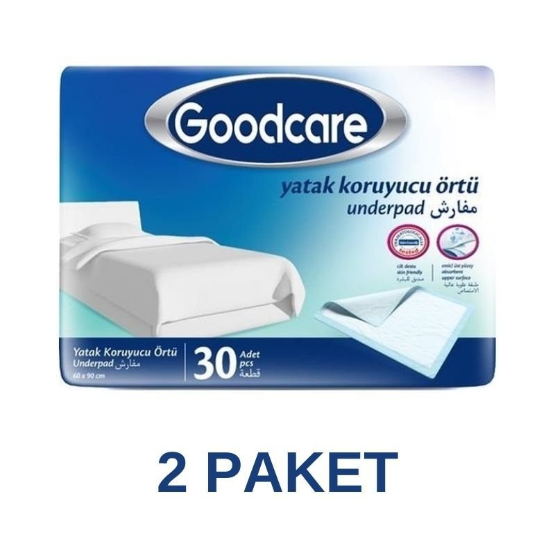 Goodcare Mattress Protector 60x90 Cm 2 Packs of 60 Pieces