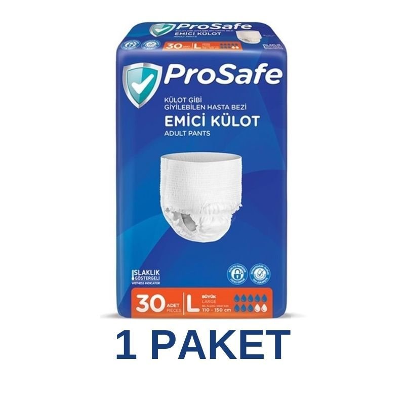 Prosafe Emici Külot Yetişkin Hasta Bezi L 30 Lu