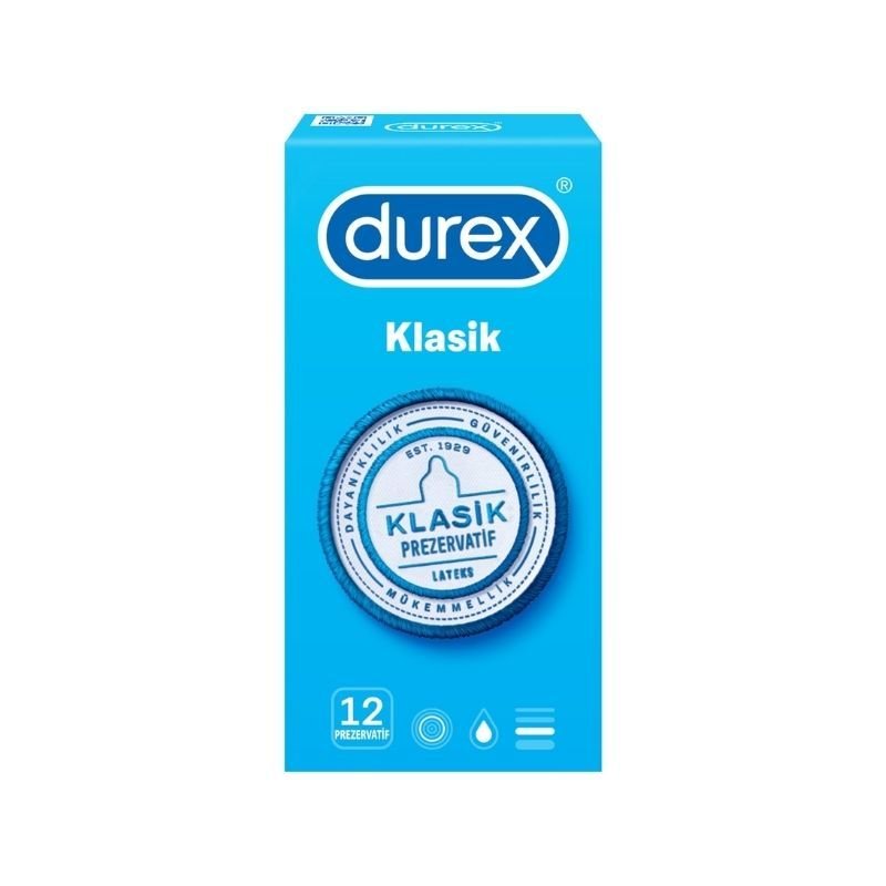 Durex Classic Condoms 12 Pack