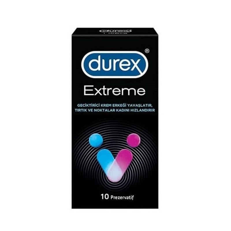 Durex Extreme 30-Pack Delayed and Ribbed Condoms