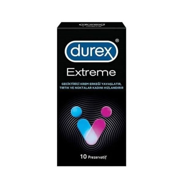 Durex Extreme 30-Pack Delayed and Ribbed Condoms