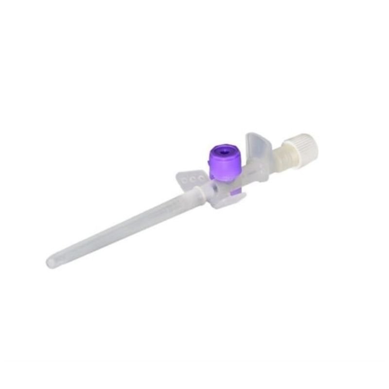 Nextech Intraket IV Cannula Valveless Winged Purple 100 Pieces