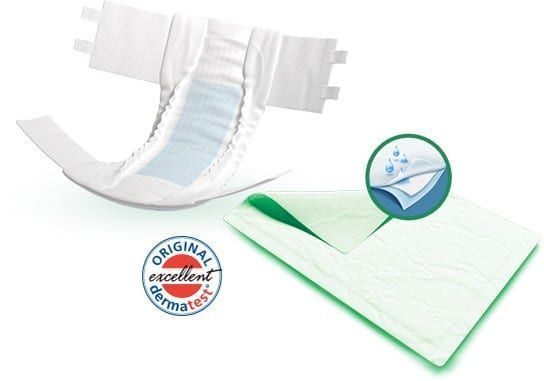 Evony Waistband Adult Diaper XL 30 Pieces 8 Pack