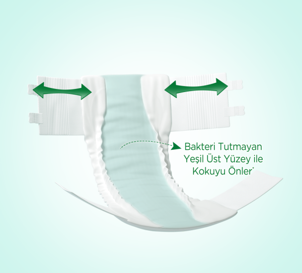 Evony Waistband Adult Diaper XL 30 Pieces 8 Pack
