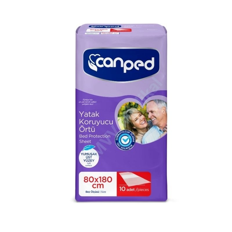 Canped Mattress Protector Cover 80x180 Cm 1 Pack 10 Pieces